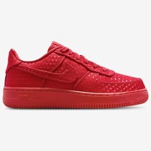 KIDS Nike Air Force 1 Low Red Sneakers